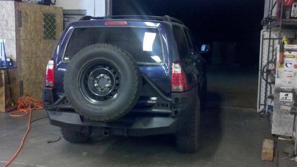 Just need to install my Hi Lift mount, and drill a hole for the trailer elec plug