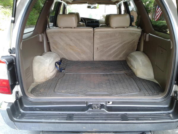 Just some retainers needed on setback. Wired for huge subs & pre-amps