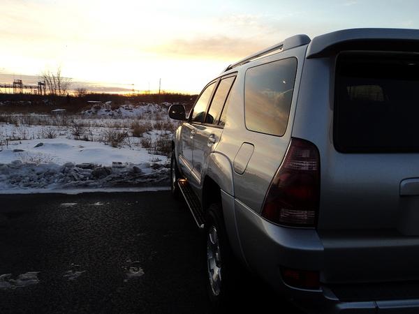 Just washed her. Sunset was better in person.