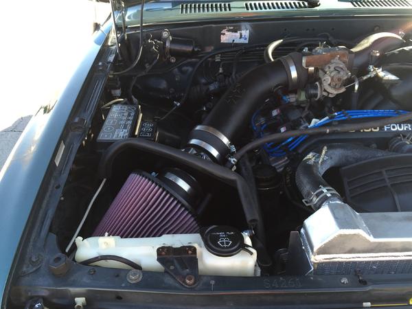 K&N air intake system