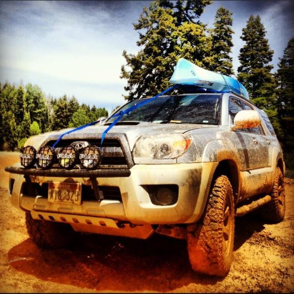 Kayaking up East Canyon in Utah. Gone Muddin'