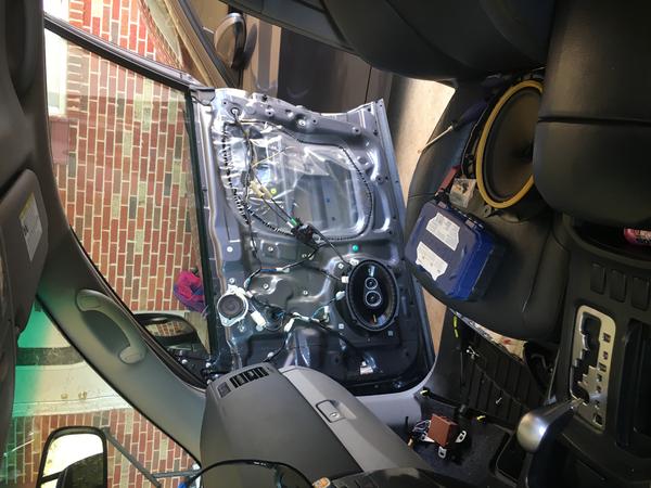 kicker front door speaker install