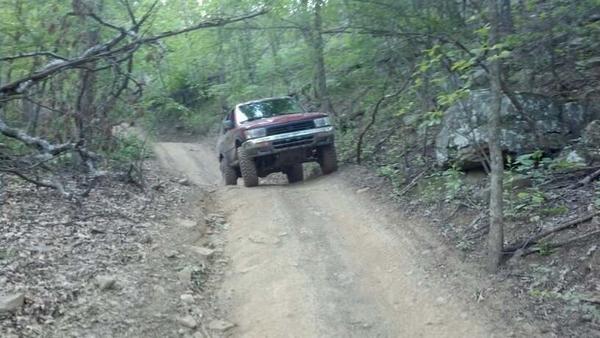 Laid back, chillin on a dirt road