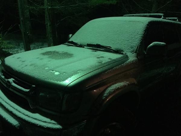 Late night dusting