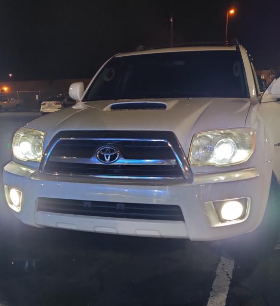 LED driving lights, Switchback fog lights.