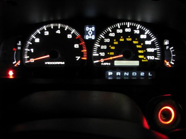 LED gauge and key ring lights