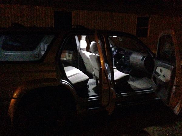 Led interior panels installed