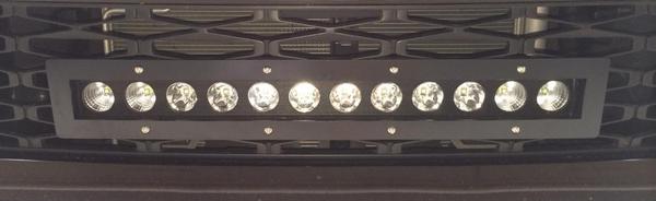 LED light bar install 2014 toyota 4runner faceplate