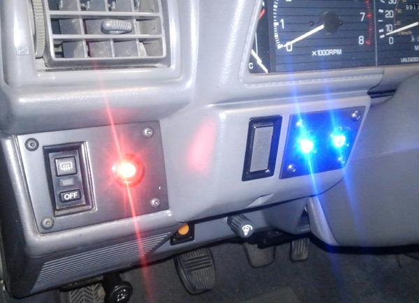 LEDS on