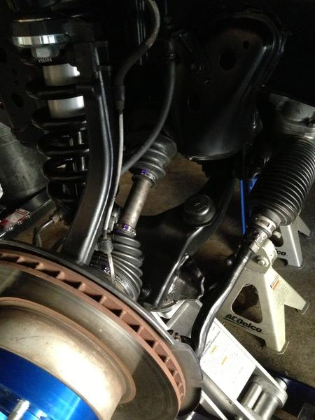 Left axle replacement