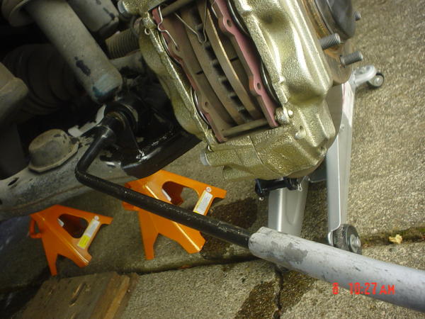 Leverage
-Floor Jack / Tire Iron