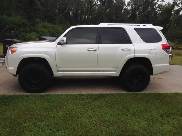 Lift and new wheels installed.