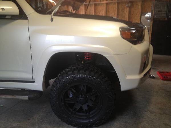 Lift in progress
