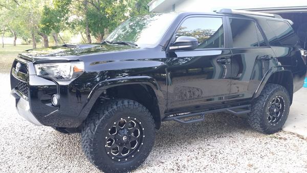 Lifted 4 1/2 inches Front