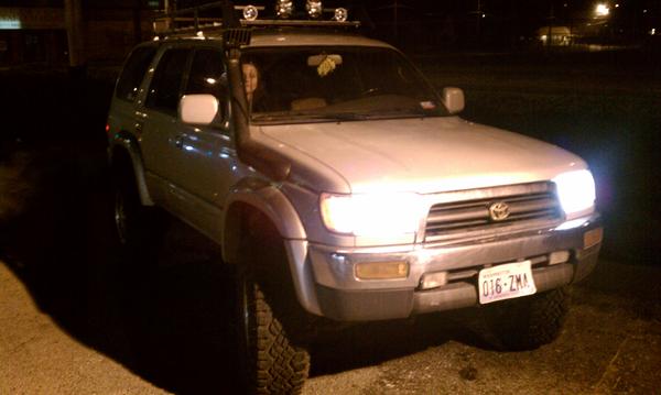 lights and rack mounted