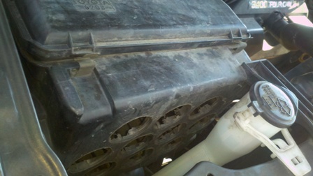 LMAO!!! I am definitely swapping out this ghetto a$$ airbox that previous owner did!!!!