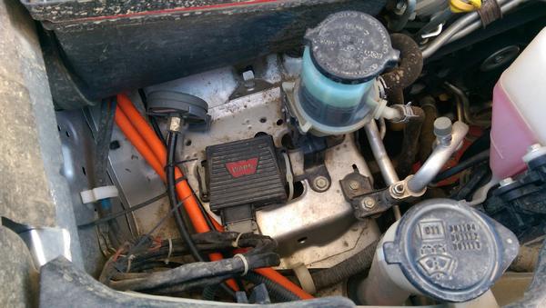 Location of wireless Warn winch control module.