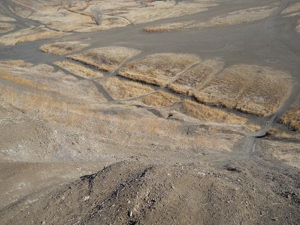 Looking down from the top of one of the biggest climbs.