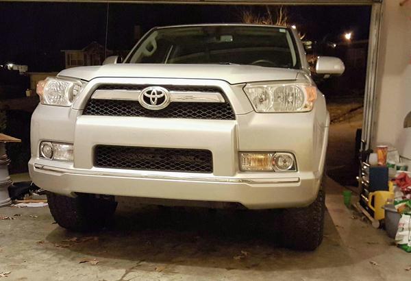 Looks much better without all that plastic up front