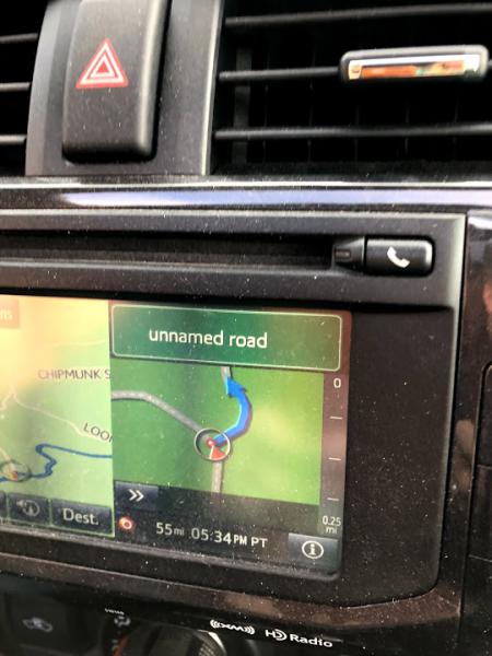 Love unnamed roads