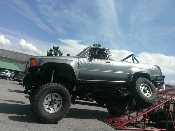 Low Range Show & Shine. She flexes!