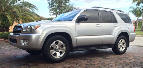Lowered front and rear.