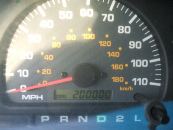 Made it to the 200,000 mile club January 10, 2013
