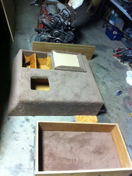 making the back drawer and holder for sub, amps, capacitor, compressor, and tools