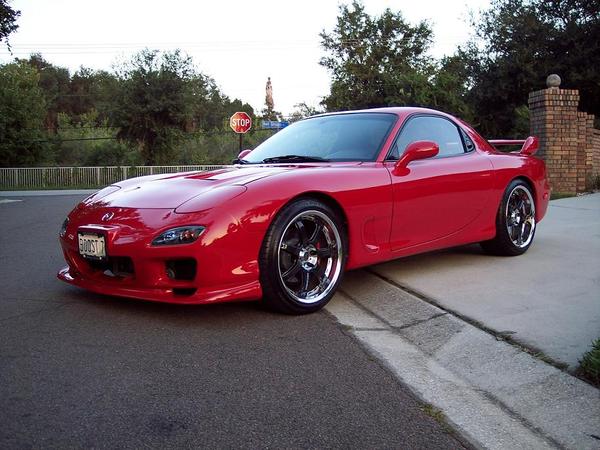 Mazda RX 7 red concept