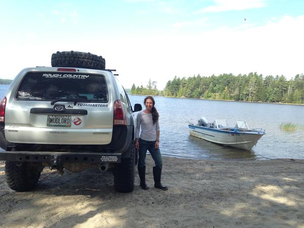 Me and my Mud Lord at the lake.