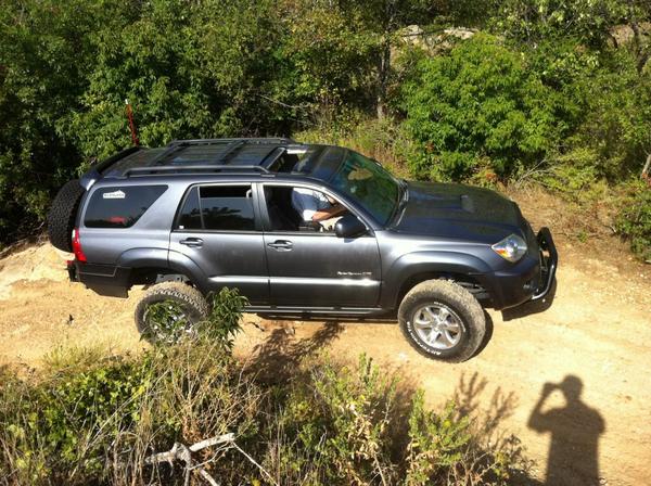 me off-roading in my rig