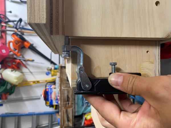 measuring depth of the compression latch