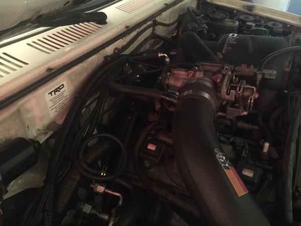 Messy passenger side hoses/wiring
