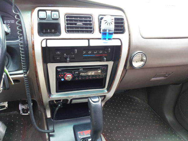 Metallic dash trim kit..