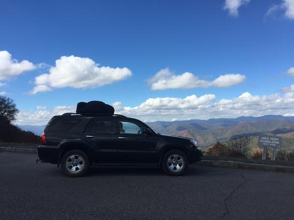 Mile High overlook, Balsam Mountain Road, Great Smoky Mountain National Park 10-17-2016
