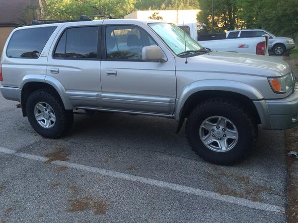 Mine without running boards.  New radiator, shocks, LBJ's, OTR's.