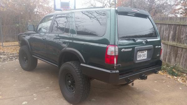 Modifications:
-4x Innovations Rear Bumper
-Toyota Tundra Bilstein Front Struts w/ 1" Spacer (3" Front Lift)
-OME 890's w/1.5" Spacer (4.5' Rear Lift)