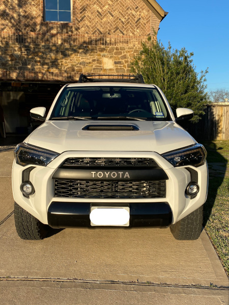 Morimoto XB LED headlights showing off Blackout Mode