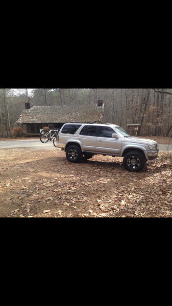 Mountain bike riding at tannehill