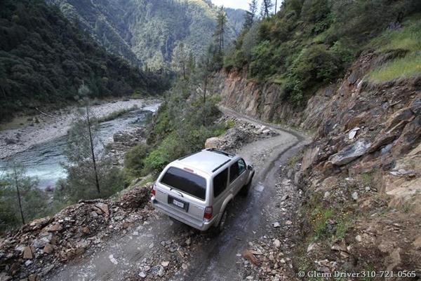 Mountain trip for a Hummer H2 commercial