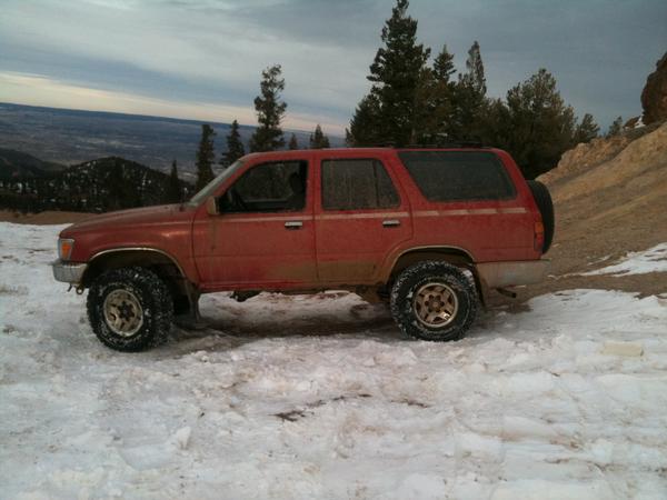 Mud and snow!