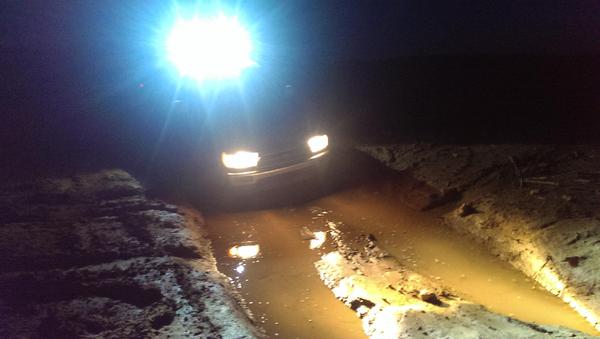 mud ruts on pinnacle