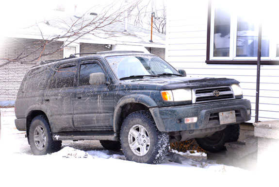 Mudded up after our first rain fall in two months, My 1st week as a T4R owner.