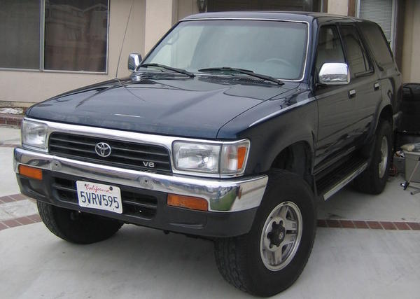 MVP's First 4runner:
'93 T4R - 3.0
Bought 4/2007 w/ 136k miles
Blown Head Gasket
Sold 5/2007 after diagnosing the issue