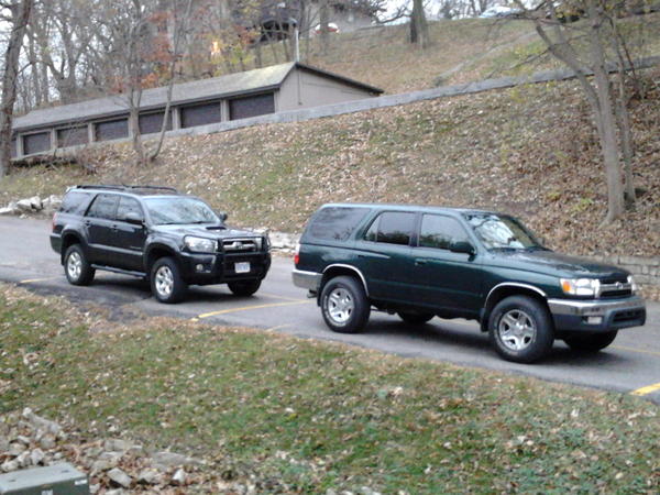 My 2008 Sport Edition with my brother's 2001 SR5