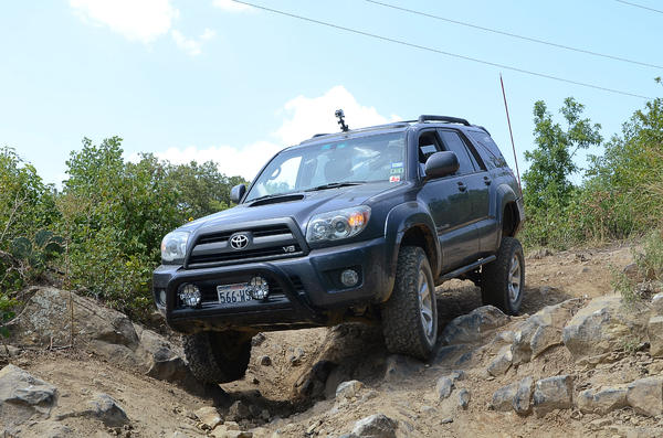 my 4R navigating some difficult terrain