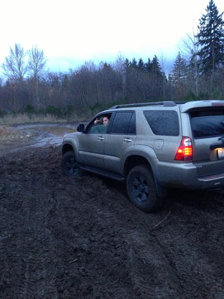 my 4R's first mud!