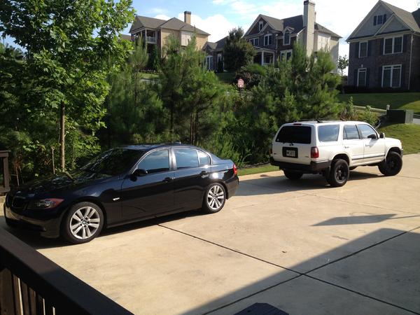 My 4runner and friends 328i