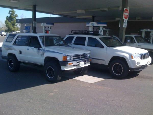 My 4Runner and the Wifes Jeep Grand Cherokee Limited