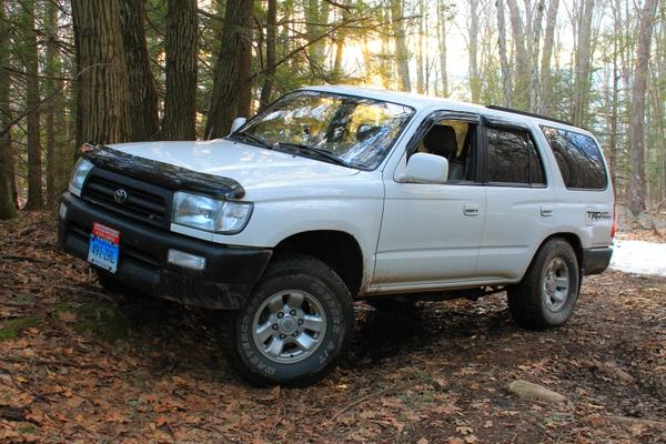My 4runner on Porter Road. Took this while a friend was scouting ahead to see whether or not it was a wise idea to attempt the rest solo.